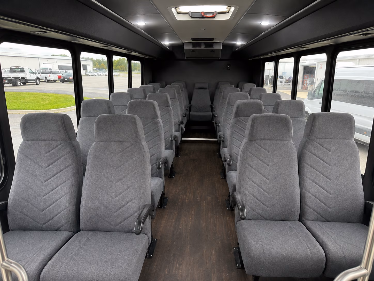 denver 20 passenger minibus interior