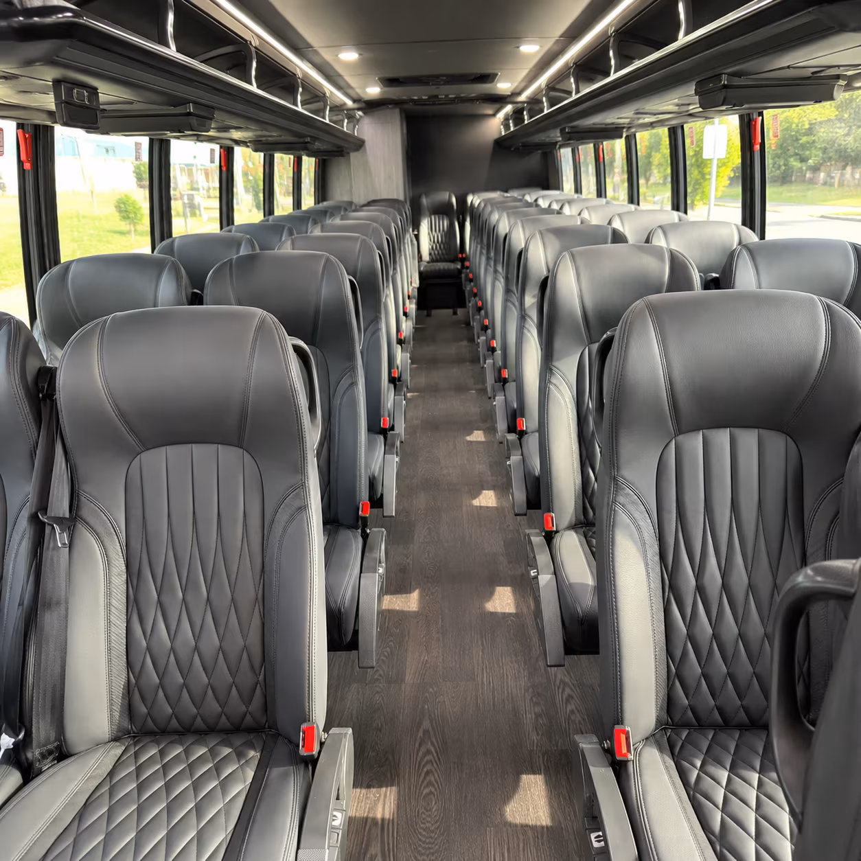 denver 25 passenger minibus inside