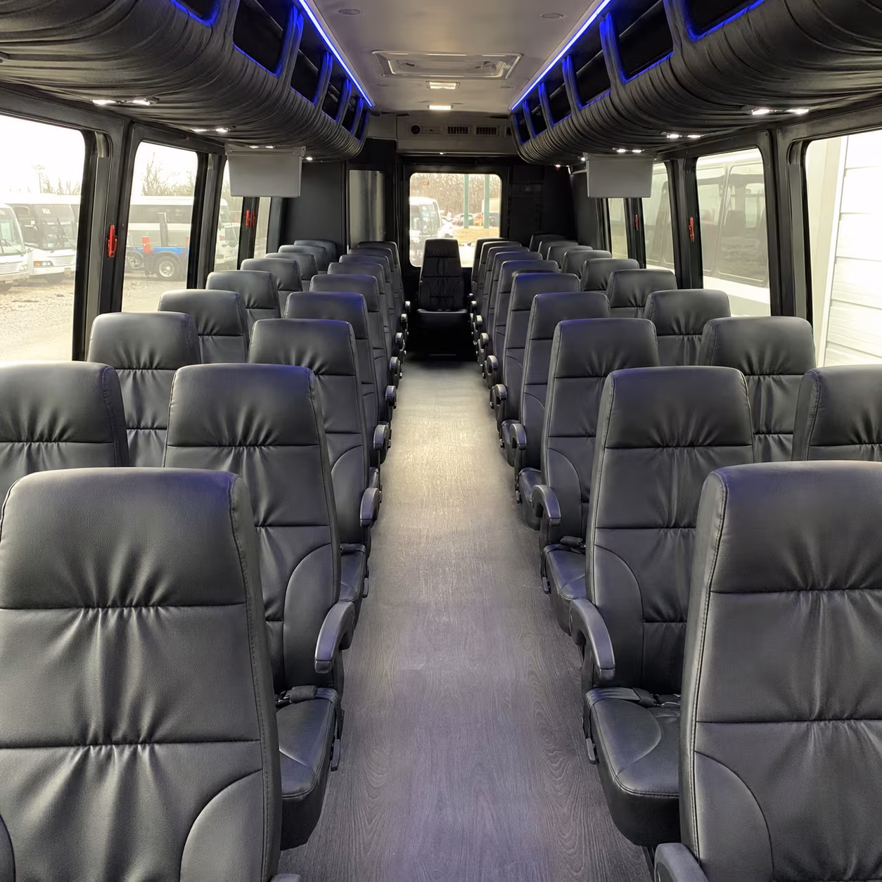 denver 35 passenger minibus inside