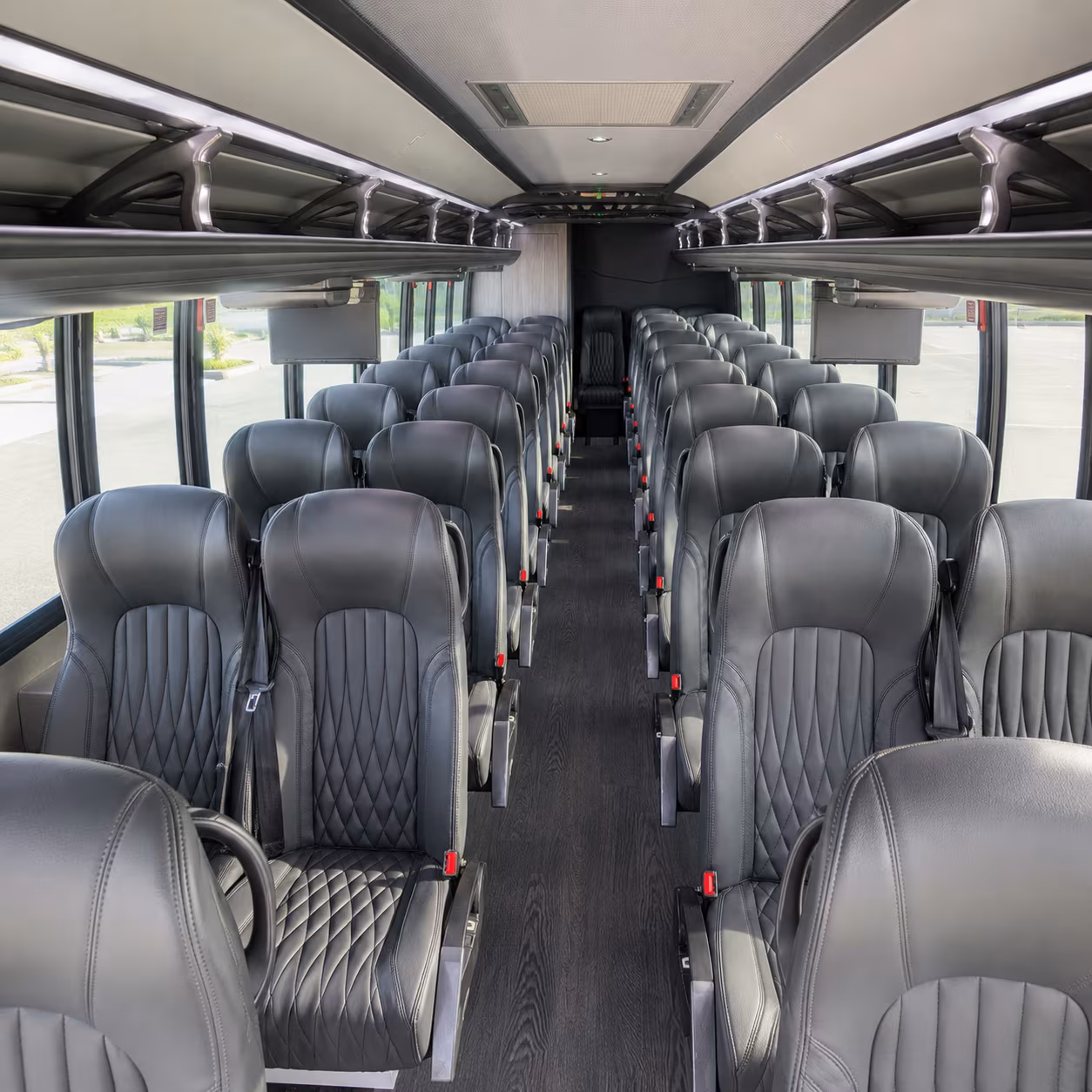 denver 35 passenger minibus interior