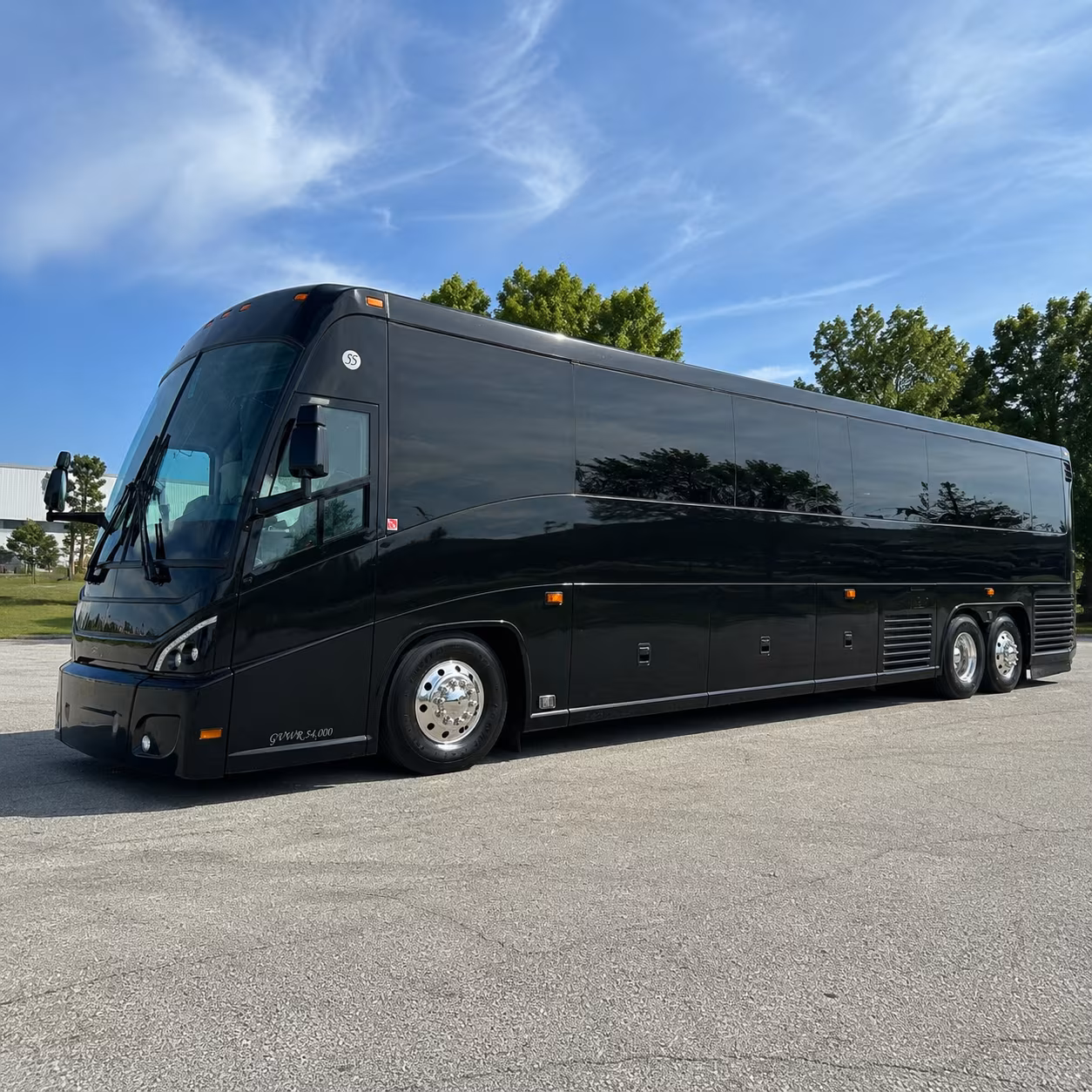 denver 47 passenger charter bus
