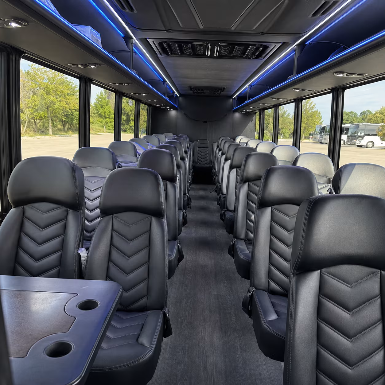 denver corporate transportation onboard seating