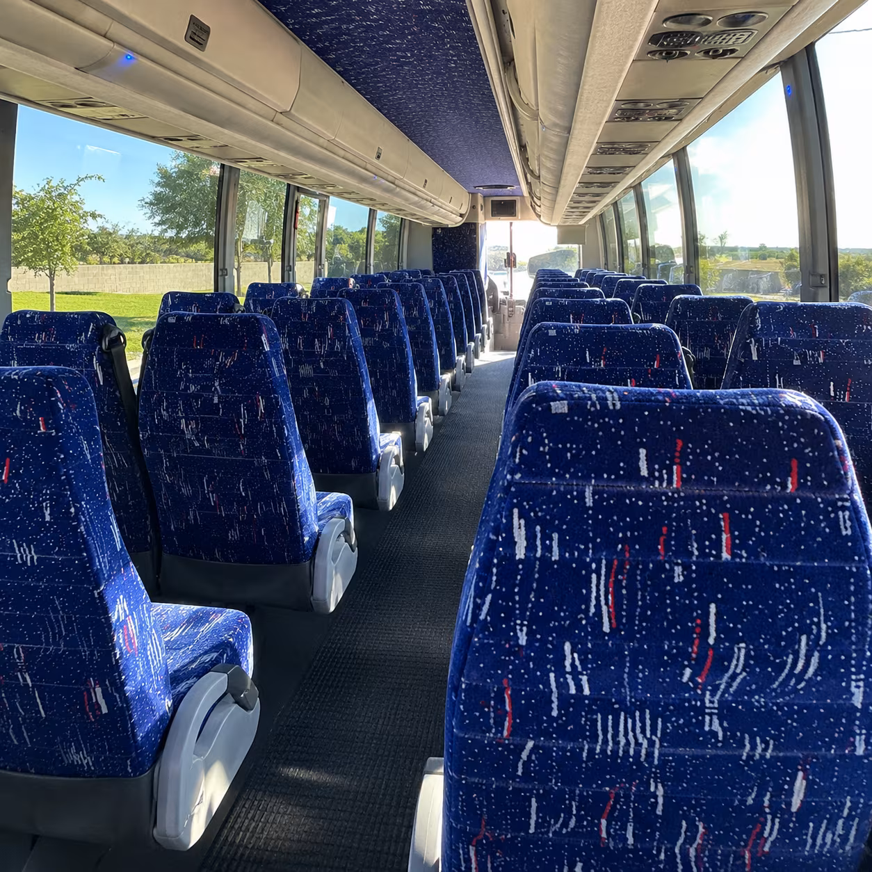 denver government military charter bus rental
