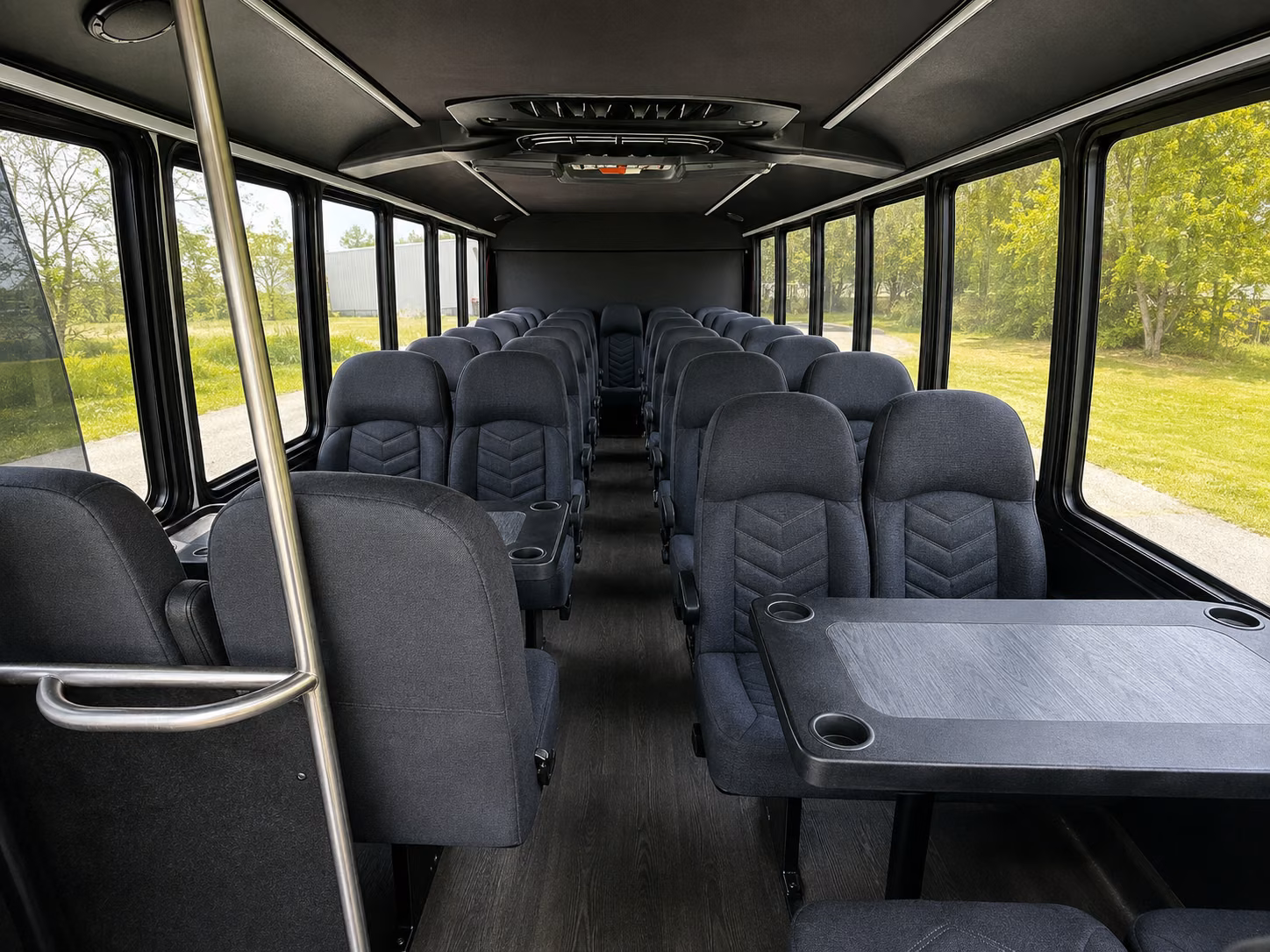 denver religious group transportation onboard seating